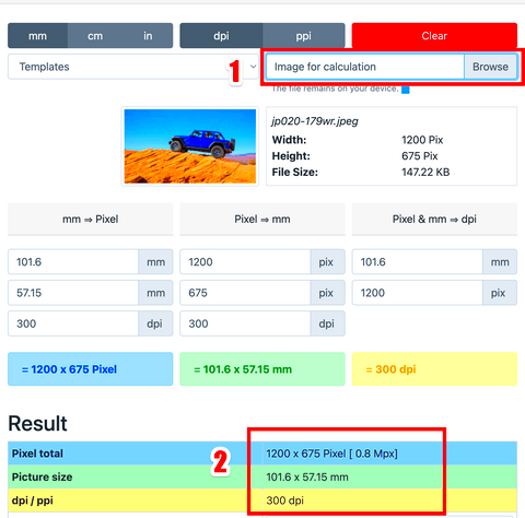 How to Check the size and resolution of an image  Pen  Pixel