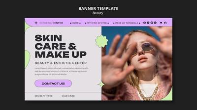 Flat Design Beauty Template – Free Download