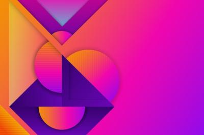 Gradient Geometric Background – Free Download