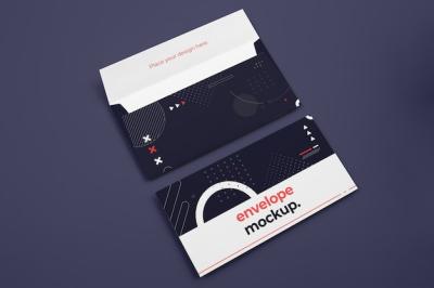 Empty Envelopes Arrangement Mockup – Free Stock Photo, Download for Free