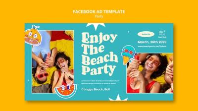 Party Entertainment Facebook Template – Free Download