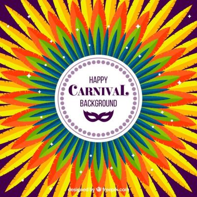 Flat Carnival Background for Vibrant Design Projects – Free Download