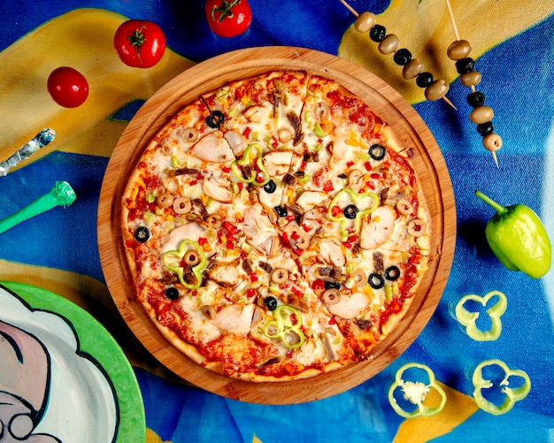 Delicious Mix of Pizza on the Table – Free Download