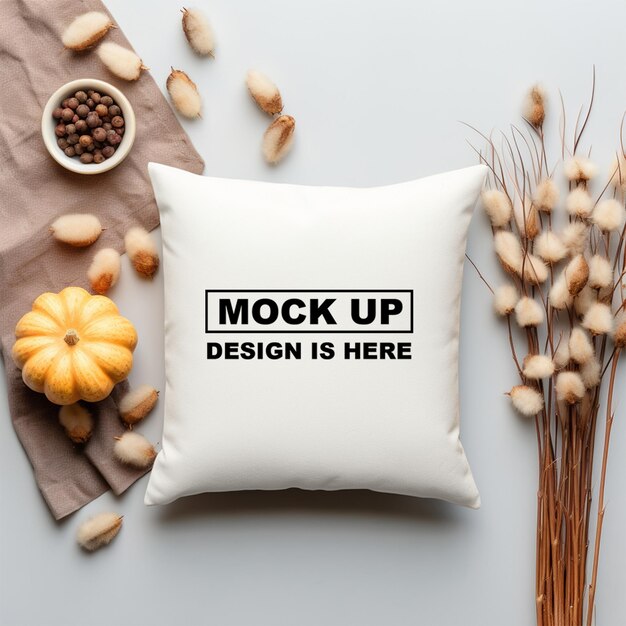 Cushion Mockup White Pillow Mockup – Free Download, Download Free Stock Photo