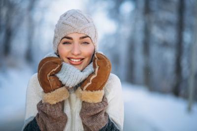 Happy Woman in Winter Park – Free Stock Photo, Download for Free