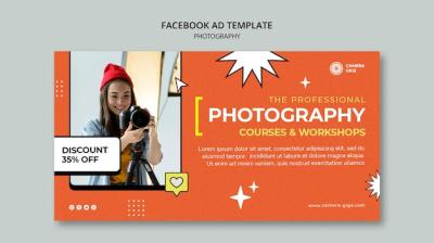 Photography Lessons Workshop Social Media Promo Template – Free Download