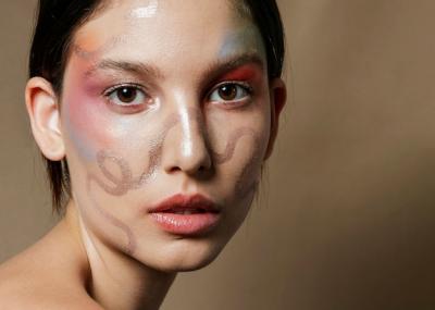 Close-up of Woman’s Painted Face – Free Download