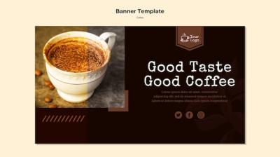 Coffee Shop Banner Template – Free Download, Free Stock Photo