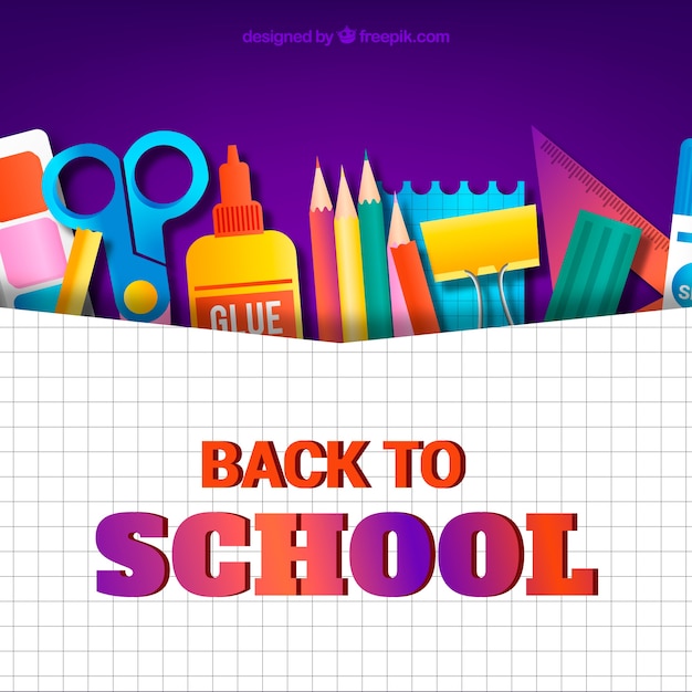 Back to School Background with Tools – Free Stock Photo for Download