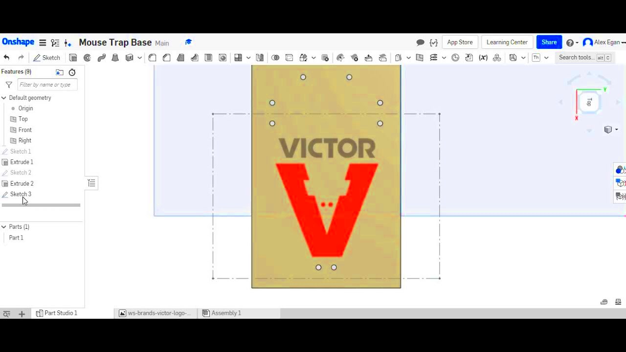 Onshape Tutorial  Import and Trace Images  YouTube