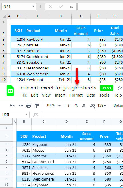 How to Convert an Excel File to Google Sheets  Automate Excel