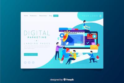 Digital Marketing Landing Page – Free Stock Photo Download