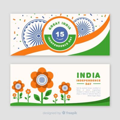 India Independence Day Vector Templates – Free Download