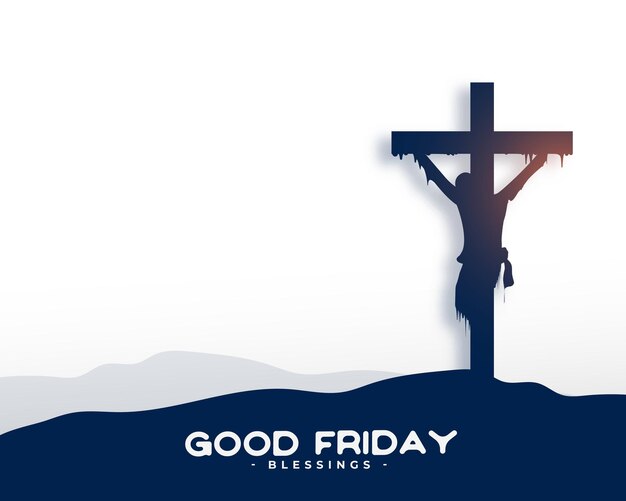 Elegant Good Friday Christian Religious Background Design – Free Download