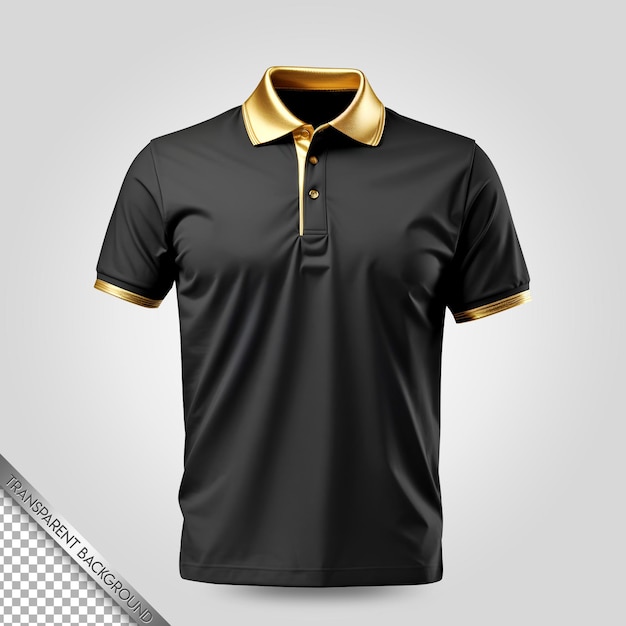 Polo Shirt Mockup on Transparent Background – Free Download