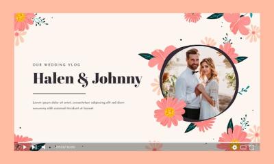 Wedding Celebration YouTube Thumbnail – Free to Download