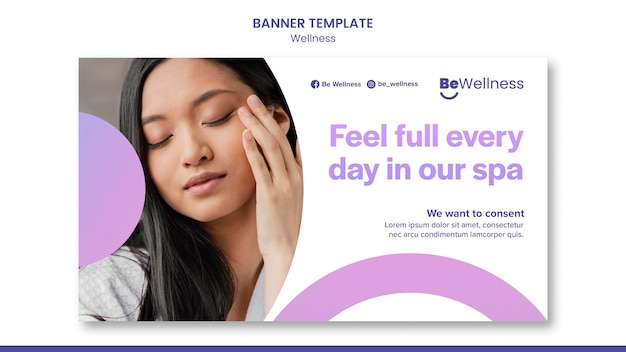 Spa Wellness Banner Template – Free Download