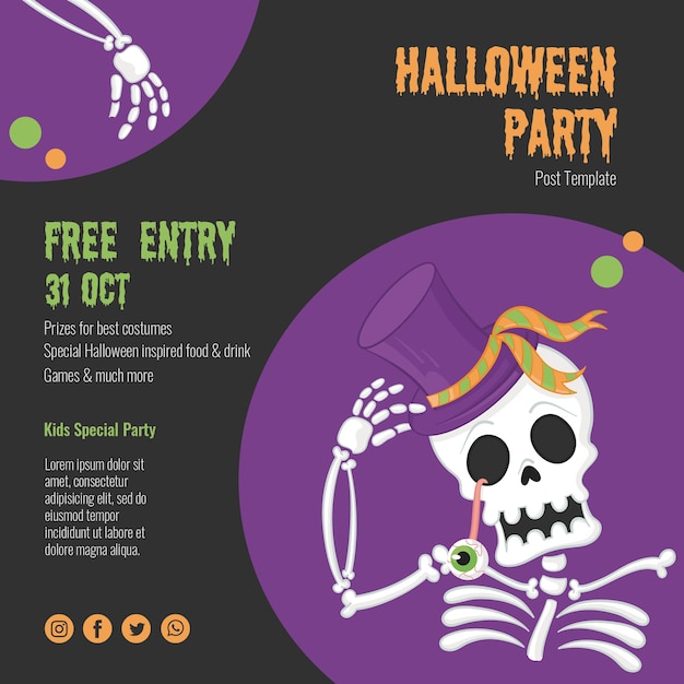 Skeleton-Themed Scary Halloween Event – Free Stock Photo for Download