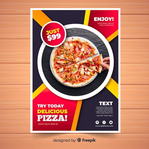 Pizza Brochure Template – Free Stock Photo, Download Free