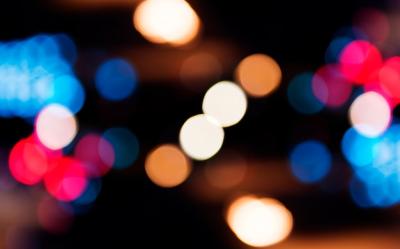 Blurred Street Bokeh Lights at Night Time – Free Stock Photo for Download