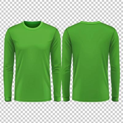 Green Long Sleeved T-Shirt – Free Stock Photo for Download