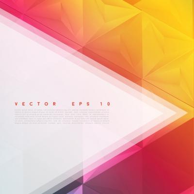 Abstract Polygon Triangles Vector Background – Free Download