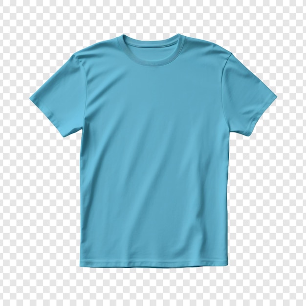 T-Shirt in Blue Color on Transparent Background – Free Download