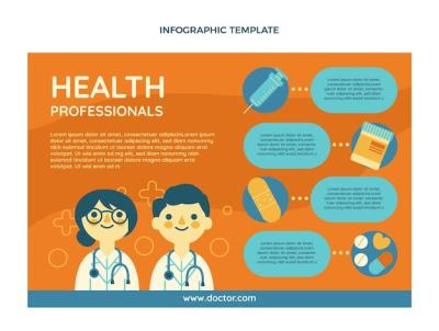 Flat Design Medical Infographic – Free to Download