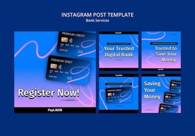 Gradient Online Banking Template – Free Download