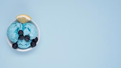 Refreshing Top View of Ice Cream – Free Stock Photo for Download