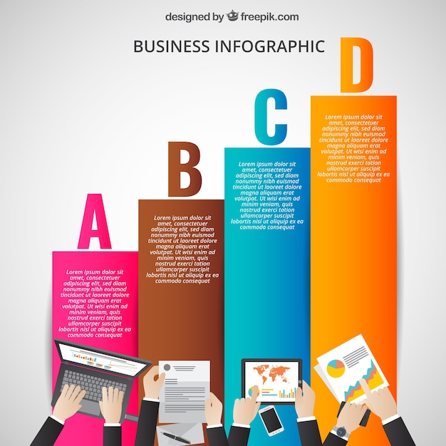 Business Infographic with Chart – Free Download for Stunning Visuals