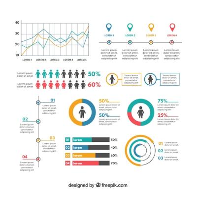 Useful Flat Design Infographic Elements – Free Download