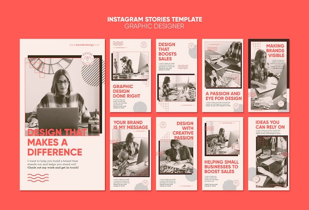 Graphic Designer Instagram Stories – Free to Download