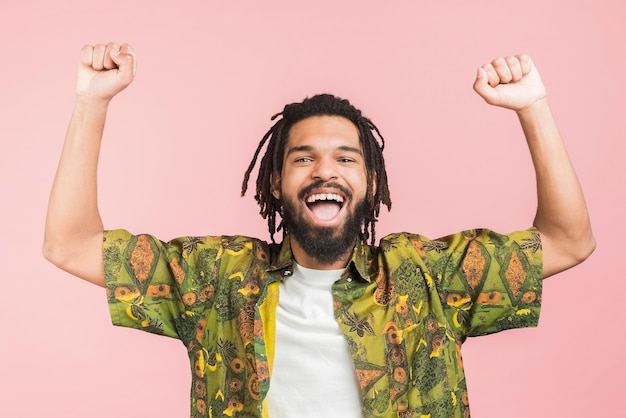 Happy Man in Front View – Free Stock Photo for Download