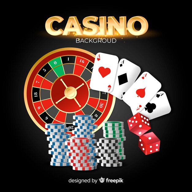 Realistic Casino Elements Background – Download Free Stock Photo