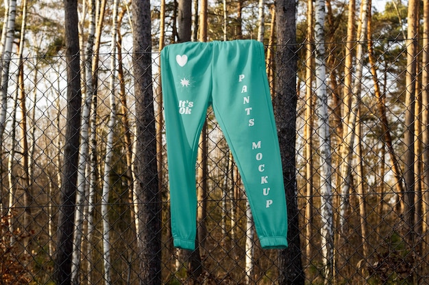 Pants Outdoors Mockup Design – Free Download