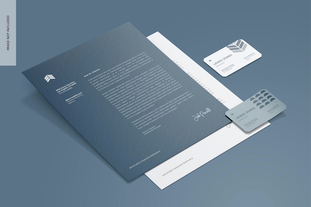 Business Office Stationery Mockup – Free Download