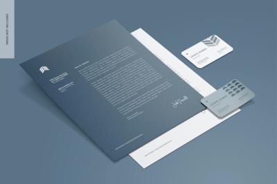 Business Office Stationery Mockup – Free Download