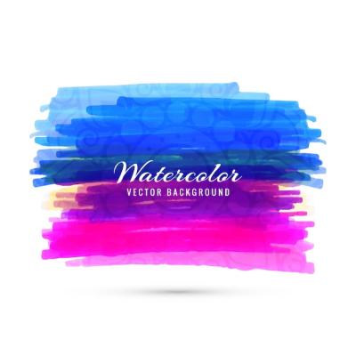 Blue and Purple Watercolor Brushes – Free Download