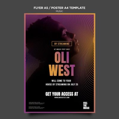 Music Festival Poster Template – Free Download