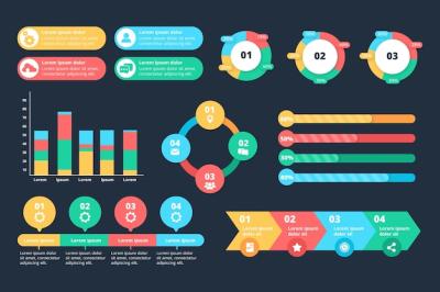 Infographic Element Collection Template Theme – Free Download