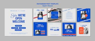 Open House Template Design – Free Download