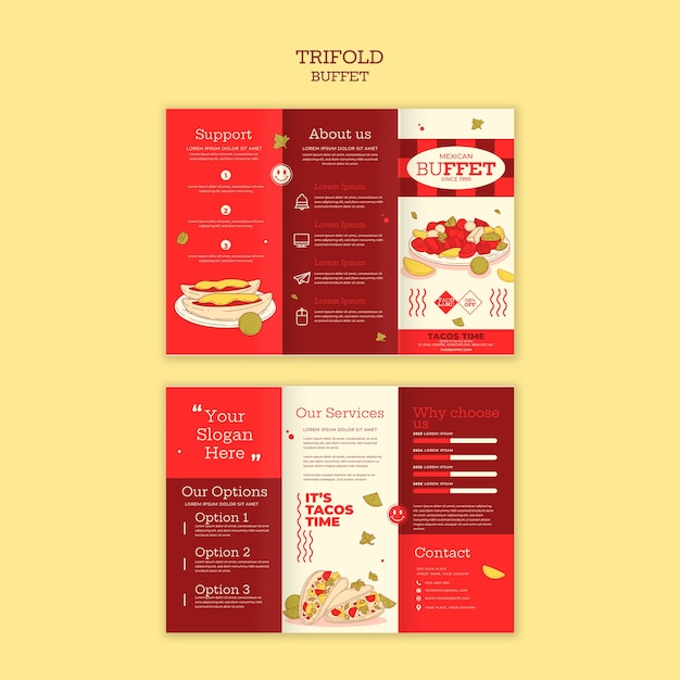 Buffet Template Design – Free Download