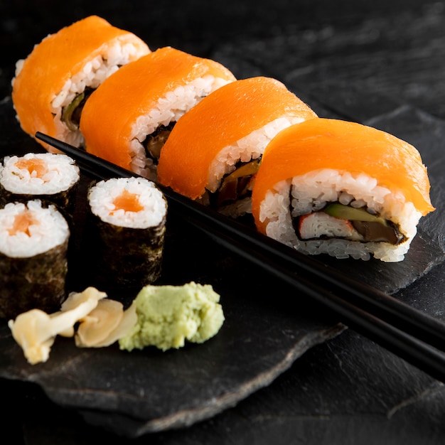 Delicious Sushi Close-Up for Free Download | Free Stock Photo