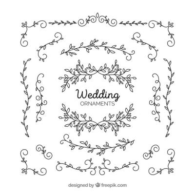 Wedding Ornaments with Flowers – Free Stock Photo, Download for Free