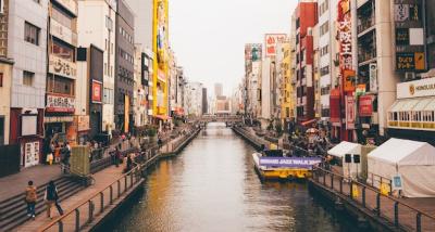 Dotonbori Canal in Namba, Osaka – September 1 – Free Stock Photo for Download