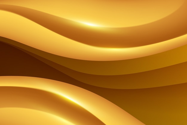 Smooth Golden Wave Background – Free Download