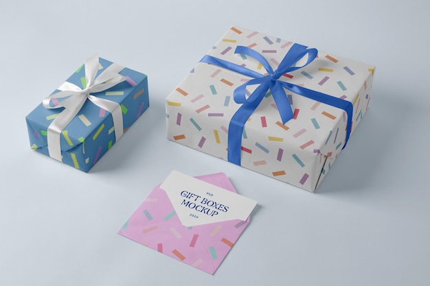 Gift Box Mockup – Free Download for Stunning Presentations