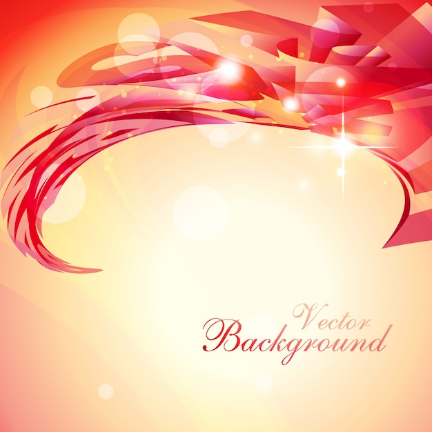 Red Shiny Wavy Background Design – Free Download