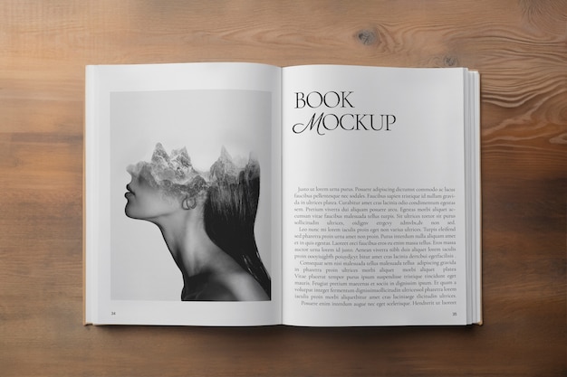 Magazine Design Mockup – Free Download